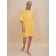 Female dress, size m, yellow color