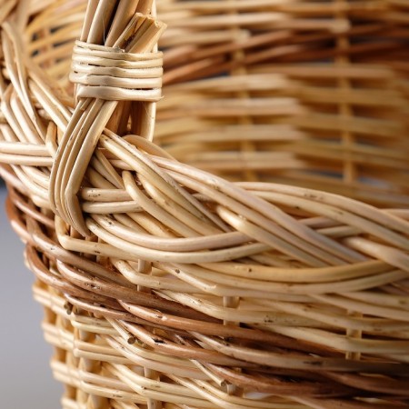 Basket "Autumn", 44 × 35 × 25/42 cm, manual weaving, willow-1