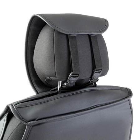 Frame caps for the front seats Car Performance, 2 pcs, eco -leather, and-3