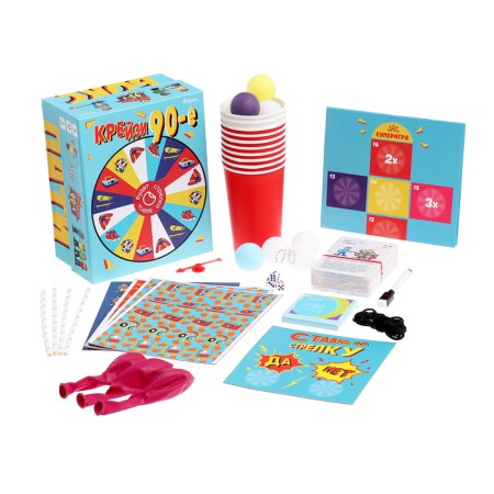 Board game "Crazy 90s"