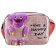 Children's bag with a zipper, 6x11x13 cm, adjustable belt, pink mix