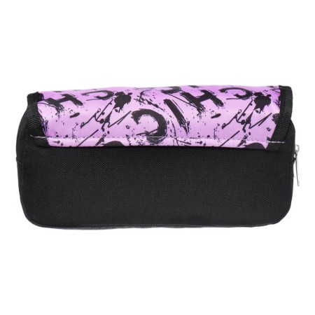 Penal soft, 2 compartments, 95 x 205 x 70 mm, voluminous, Devente Lilac Chic, Velcro sulfur-2