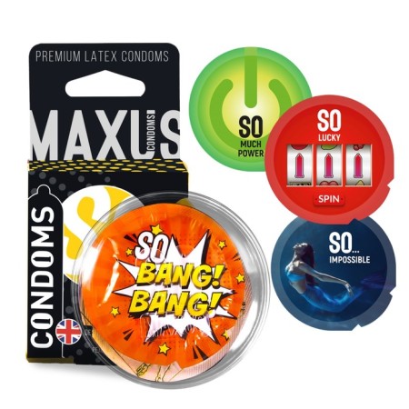 Maxus Air Special condoms, dotted-refresh 3 pcs.