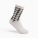 Women's socks "Goose foot", beige/brown color, size 25