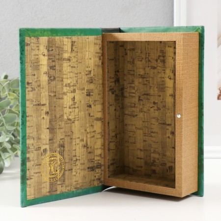 Casket Book Leather "My Napoleonic Plans" 21x13x5 cm-1