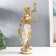 Souvenir Polystone "Goddess Femis - Justice" White with gold 38x9x9 cm