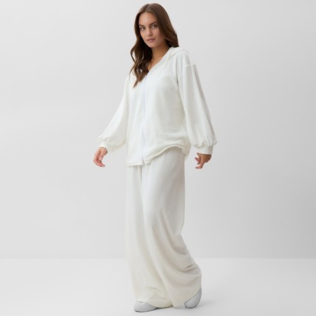 Women's costume (sweatshirt and trousers) KAFTAN PLUSHY p. 44-46, white-2