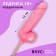Caramel on the wand "Mega Mr." Pink, 140 g