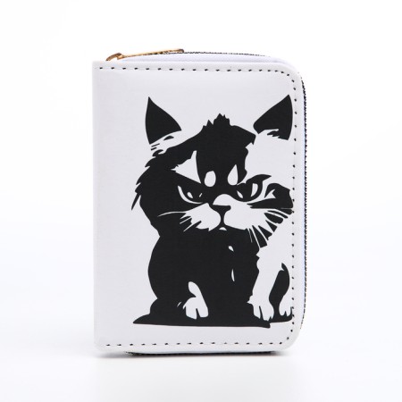 Children's wallet at the zipper "Chosen", the color is white/black-1