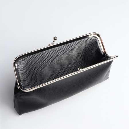 Cosmetic bag on the farmar, black color-2