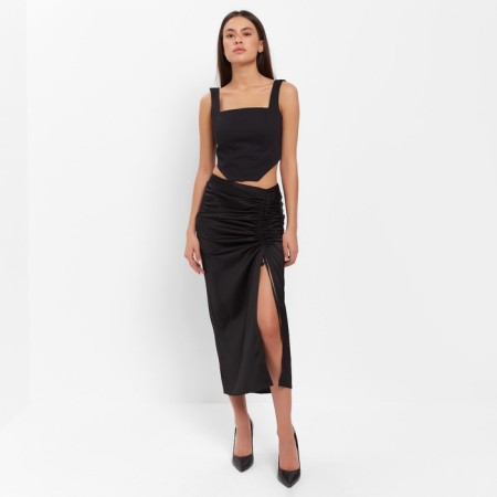 Women's skirt on the Mist: Classic Collection p. 48, black color-2
