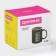 Mug - chameleon ceramic shade "Bitter of Energy", 350 ml, black color