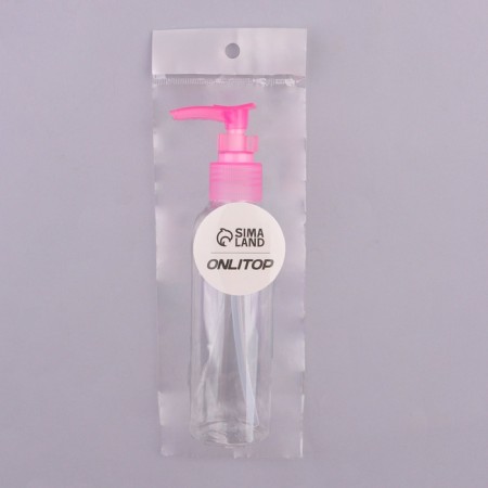 A bottle for storage, with a dispenser, 150 ml, color mix/transparent-7