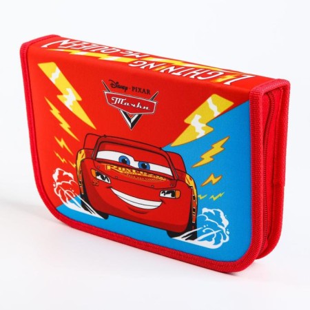 Penal frame, 1 section, 140x210x40 mm, folding pocket, fabric, cars-4