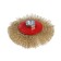 Metal brush for ushm scrap, "plate", M14, 115 mm