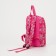 Baby backpack on lightning, 2 outer pockets, pink color