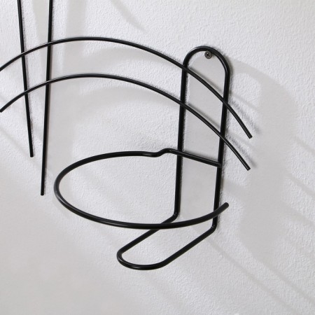 Suspension for Kashpo, wall, 2 pots, d = 16 cm, black, "bouquet"-3