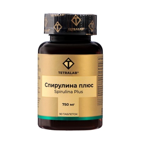 "Spirulina Plus" TetraLab, 90 tablets of 1000 mg
