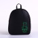 School backpack of artificial leather "Neon" 27x23x10 cm