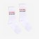 Women's socks “I can do everything, but I will not”, the color is white, size 38-40