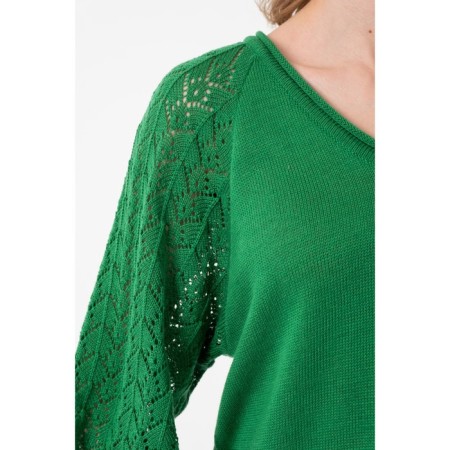 Female jumper, size 44, green color-4