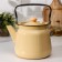 Enamged kettle, 3.5 l, without decolleys, beige color