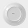 Porcelain dinner lunch share "Rose", D = 25.5 cm, white color