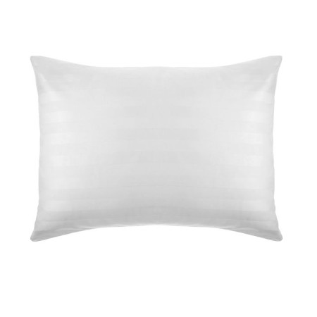 Pillowcase atra 50x70cm color white, strip-satin 3x3 140g/m² 100% cotton