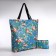 Lightning bag, with a cosmetic bag, blue color