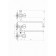 FAUZT FZS-471-17 bathtub mixer, two-wound, pour 340 mm, watering can, chrome
