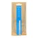 The knitting needles are circular, metal, 80 cm/2.5 mm