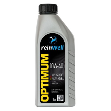 Reinwell 10W-40 A3/B4, semi-synthetic, 1 liter