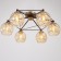 Chandelier 6591208/6 E27 40W Black-Bronza 60x60x23 cm Bayerlux
