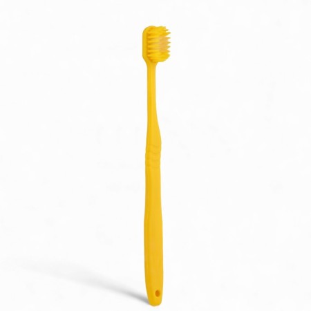 A toothbrush with a wide cleaning head and super -tank bristles, Japanese style-5