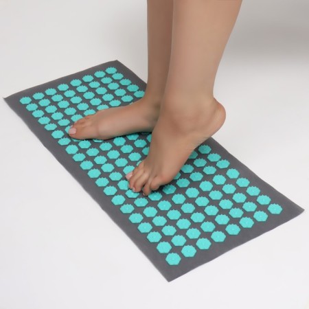 Iplikator-river, the basis of Spanbond, 140 modules, 28 × 64 cm dark gray/turquoise color-8