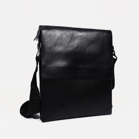 Male bag, black color