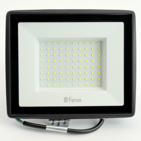 Feater LED Feron, LL-922, IP65, 100 W, 216x189x33 mm, glow cold white-1