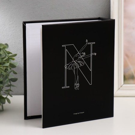 Photo album in 100 photos "Portfolio Noir" 15x21 cm-1