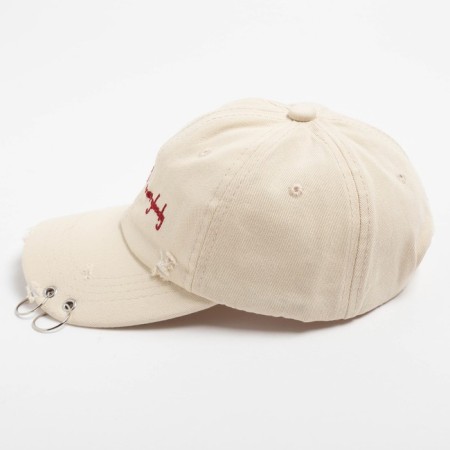 Children's cap "Art is for EVERYBODY" minku beige color, size 48-50-1