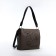Female bag "golden rain" with lightning, brown color/black