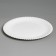 Disposable plate "white" cardboard, 17 cm