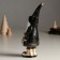 Polystone souvenir "High Santa Claus in a black outfit with a star" 8.8x8.2x23 cm