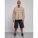 Jeaning jacket men's, size 56, beige color