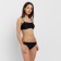 Separate Minaku swimsuit with rhinestones Black color, size 44