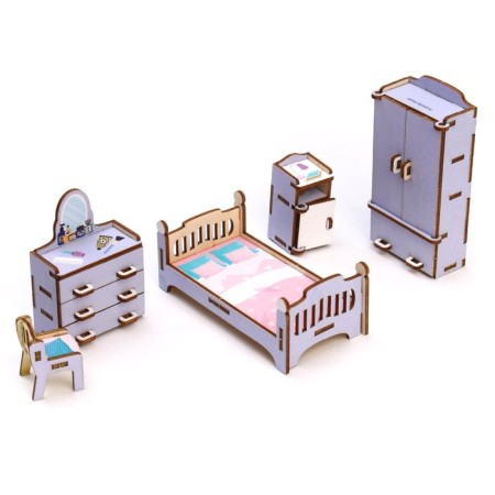 Puppet furniture "bedroom"-1