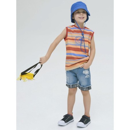 T -shirt for boys, height 86 cm, orange color-5