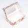 Folding box with a window for marshmallows "Field flowers", 25 x 15 x 7 cm