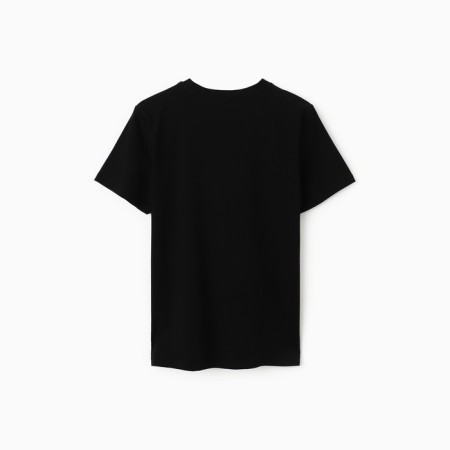 T -shirt female, black color, size 44 (m)-3
