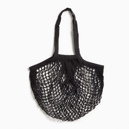 Avoska, 41 x 27 cm, handle 17 cm, cell 1.5 cm, black-4