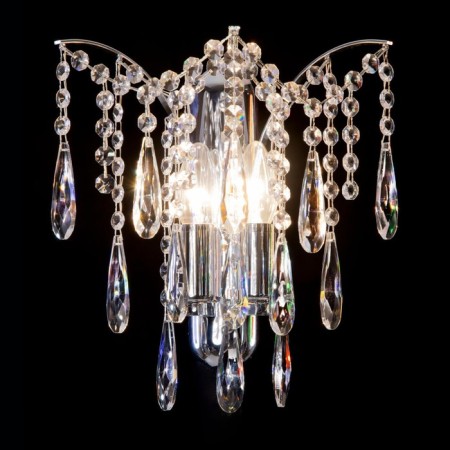 Sconces Citilux "Selena" CL302320, 26x30 cm, 2x40W, E14, color gray color-1